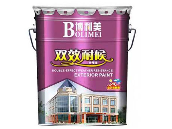 Bidirectional Weather - Resistant Exterior Wall Paint