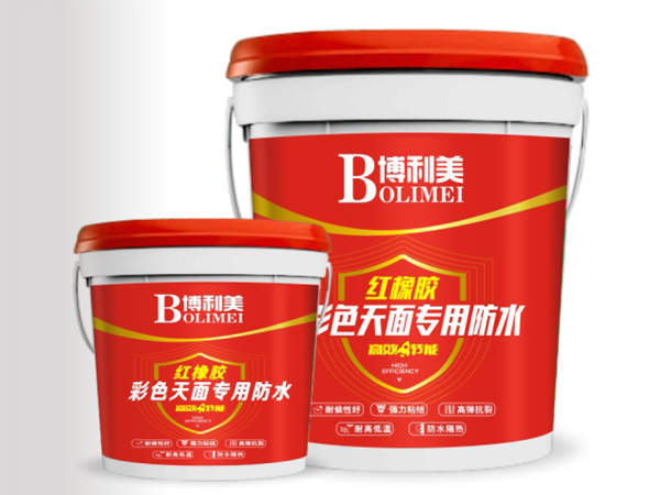 Red Rubber Colorful Roof-Specific Waterproof Coating